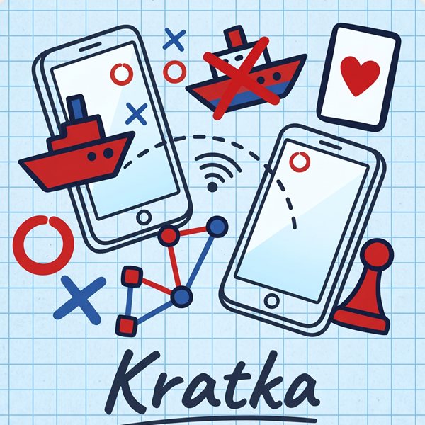 Telefony, statki, karty i kółko i krzyżyk narysowane na kartce w kratkę